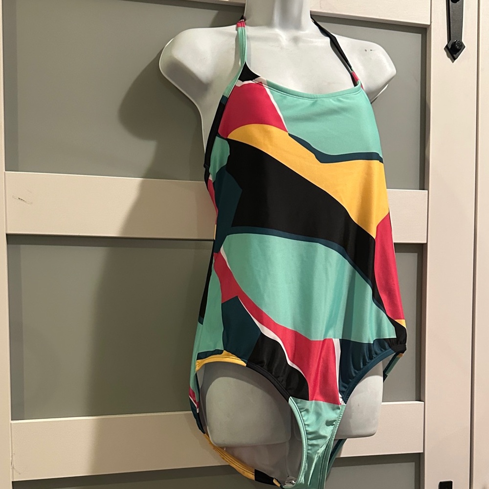 Vibrant Multicolor Women's One Piece Swimsuit